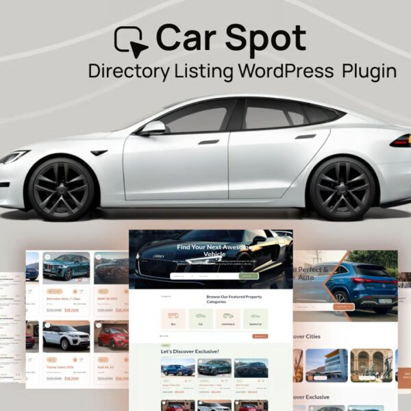 CarSpot - Car Directory Listing WordPress Plugin
