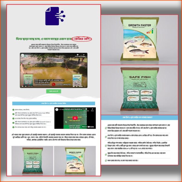 Safe Fish - Cartflows Landing Page