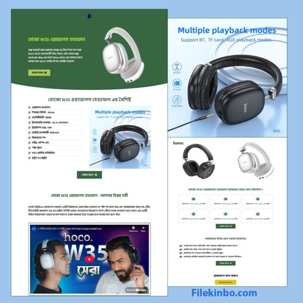 Headphone - Cartflows Landing Page